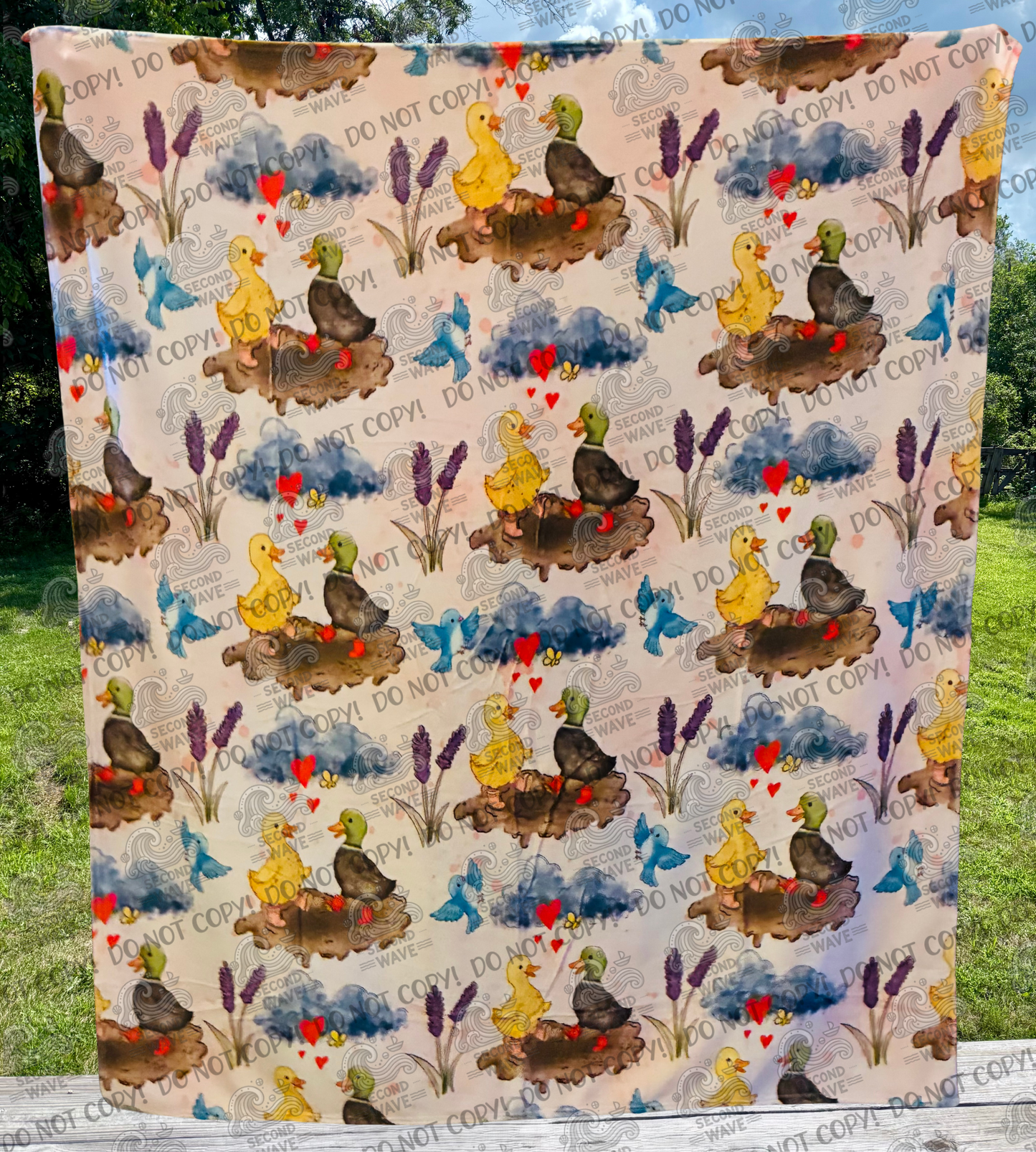 Ducks 50x60 Inch Blanket