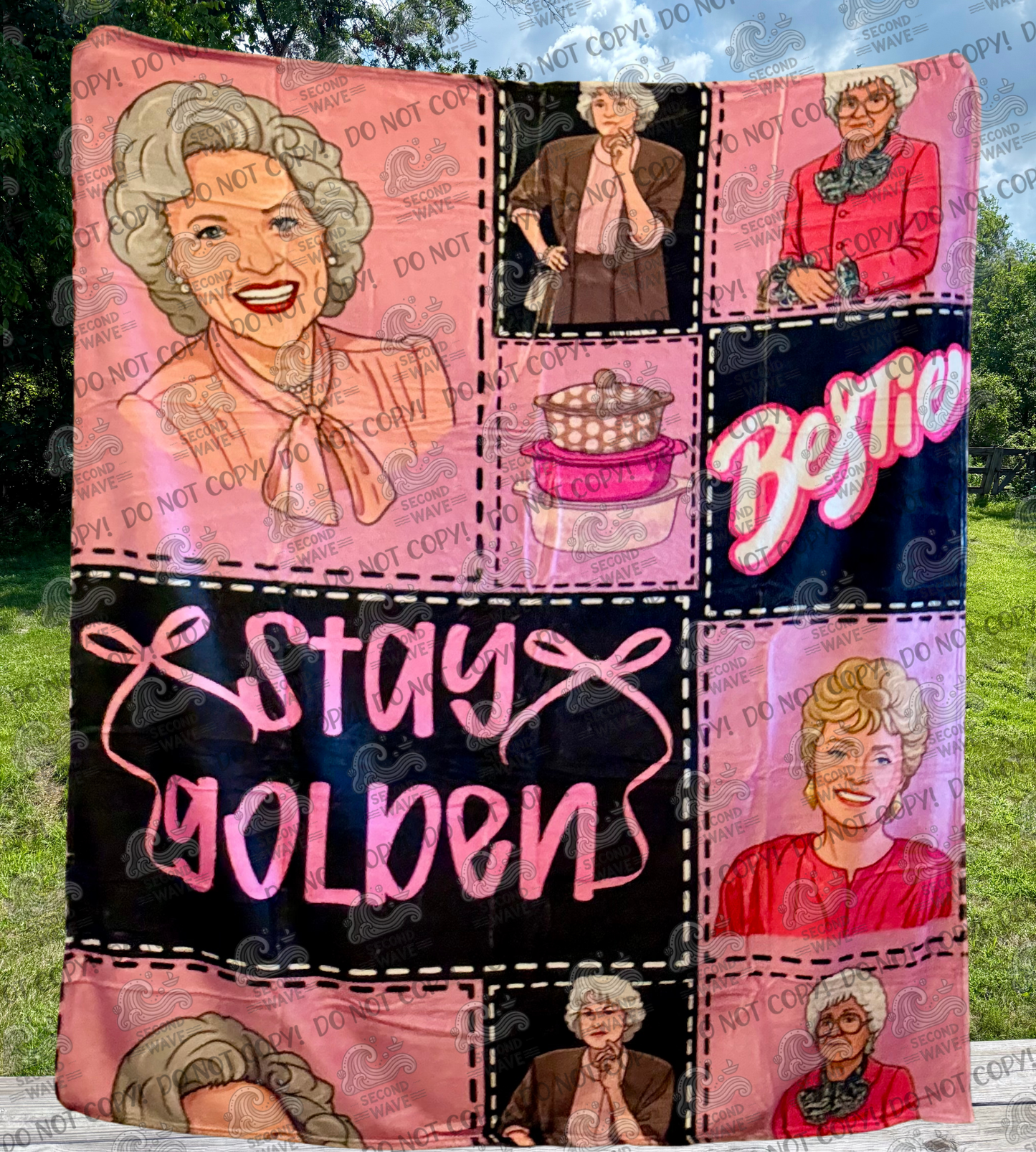 GGirls Patchwork 50x60 Inch Blanket