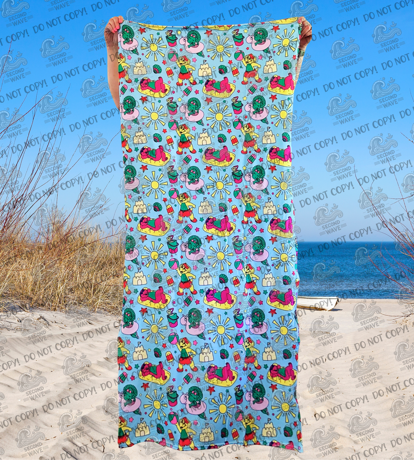 Barney Beach Towel