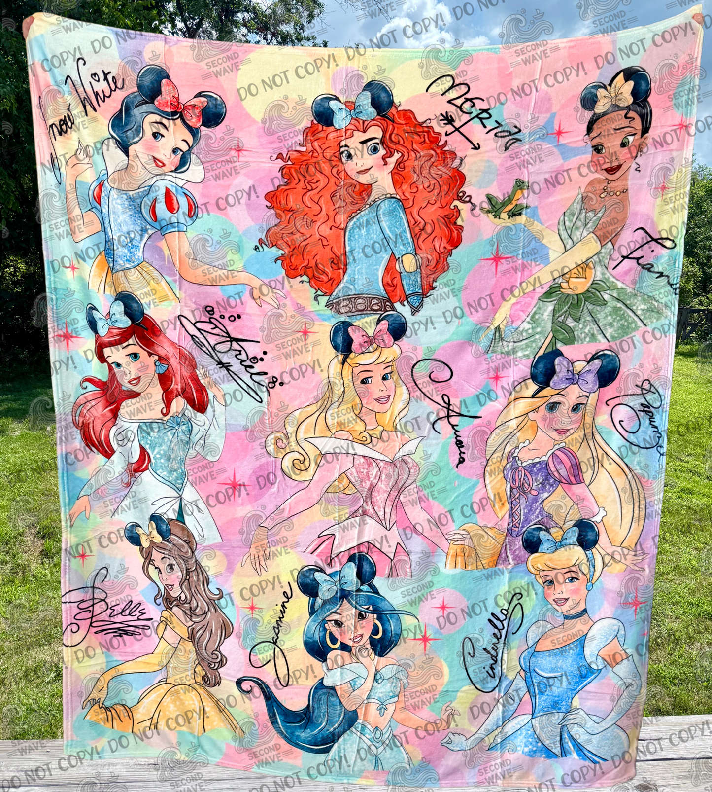 D!$NeY Princesses With Ears 50x60 Inch Blanket