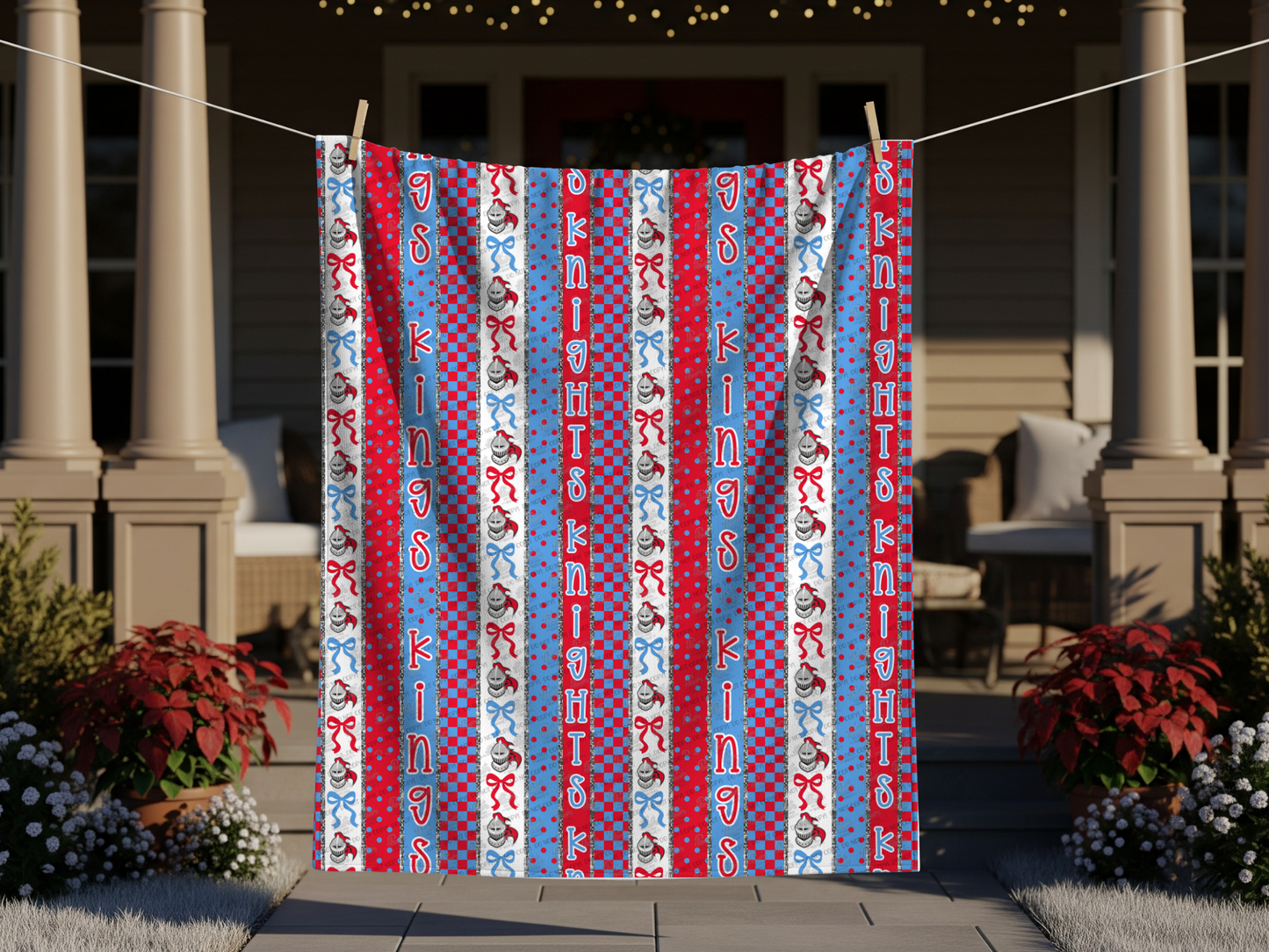 PREORDER Kings Knights Stripes Blanket