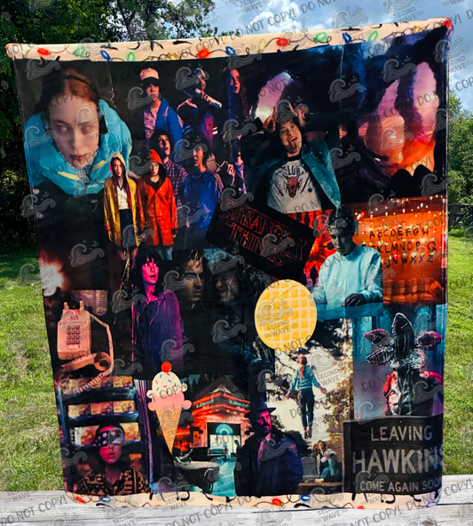 Sthings Mix Up With Waffle 50x60 Inch Blanket