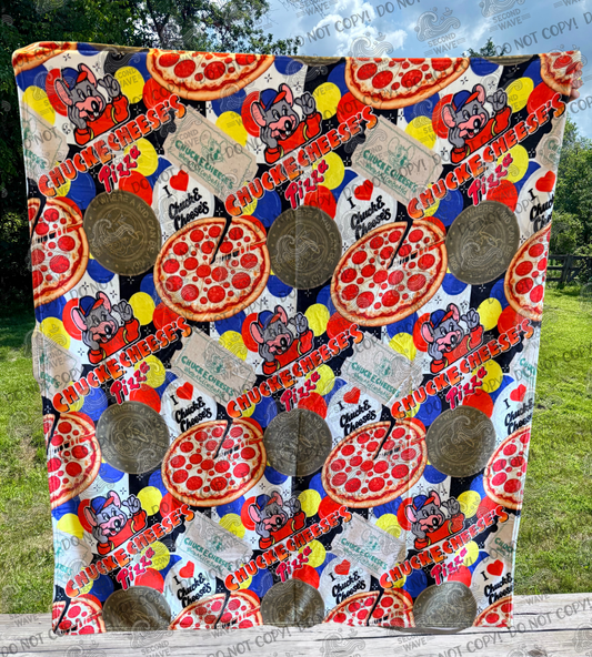 Chuckie Pizza 50x60 Inch Blanket