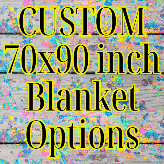 Create Your Own Custom 70x90 Inch Blanket