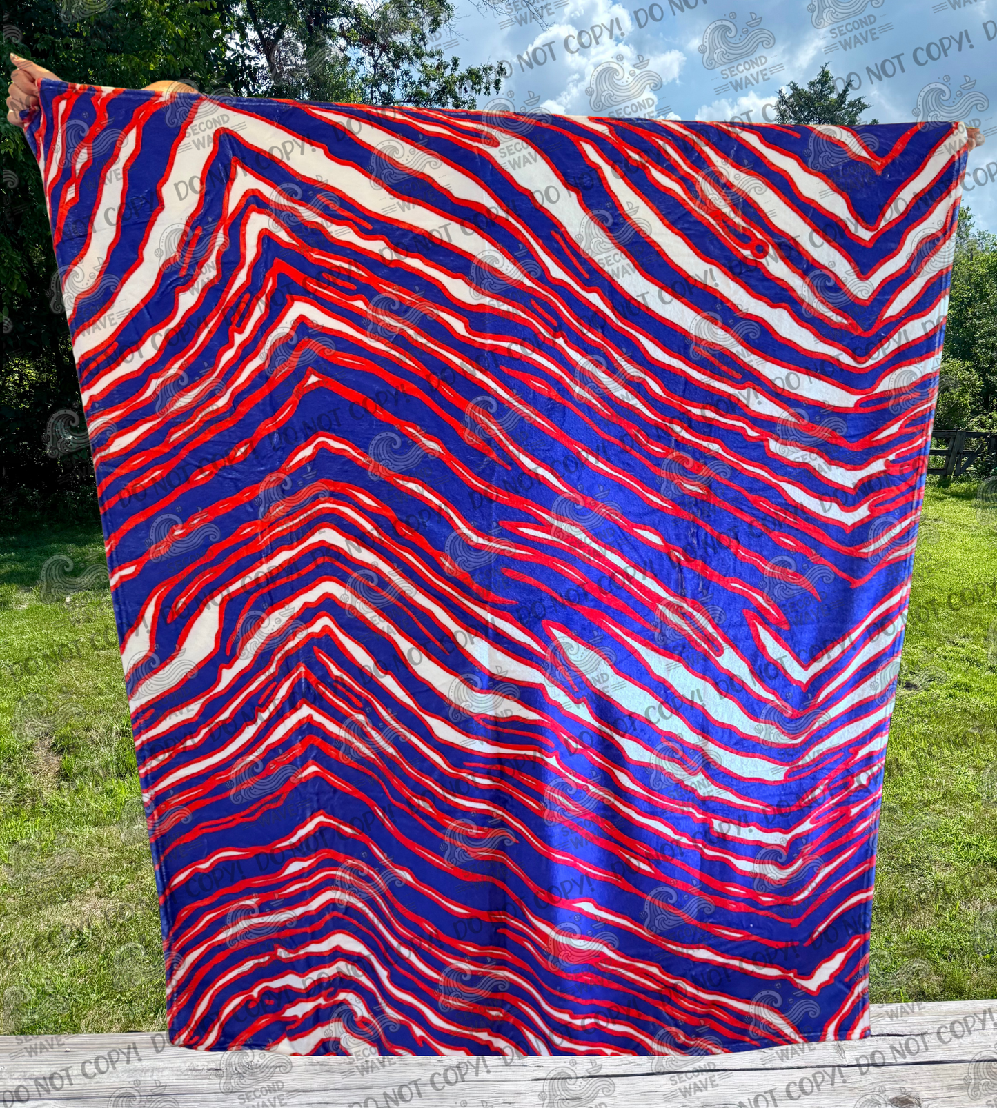 Buffalo Stripes 50x60 Inch Blanket