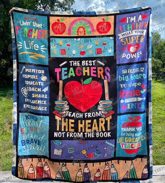 Teacher- Collage 50x60 Inch Blanket