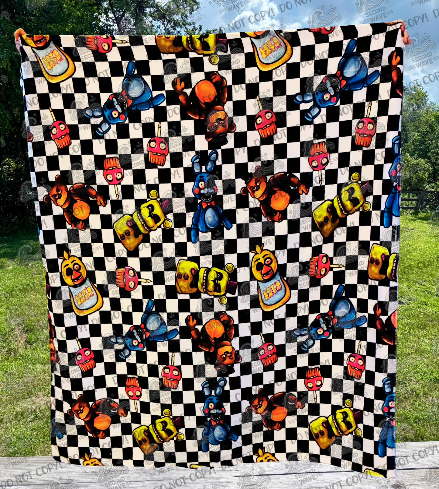 Lets Eat 50x60 Inch Blanket