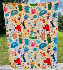 Children's Book Characters 50x60 Inch Blanket