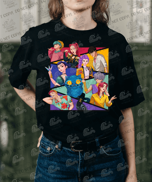 KPop Demon Hunters Adult Tshirts, Crewnecks and Hoodies