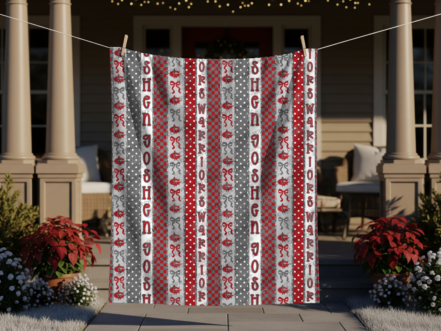 PREORDER Goshen Warrior Stripes Blanket